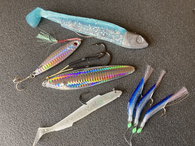 Bass slow jigs, lures and, jig heads. - picture 1